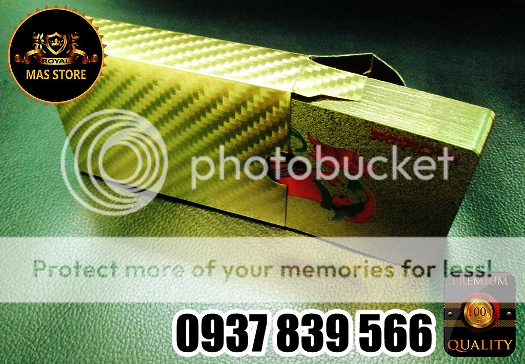 Bài Tây Mạ Vàng 24Karat Cao Cấp Handmade 99,99% GOLD PLATED. Made In USA - 10