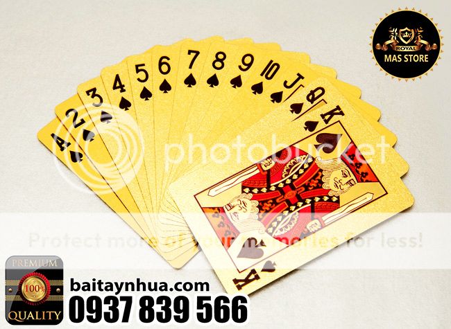 [QUÀ TẾT] Bài Tây Mạ Vàng Cao Cấp - GIÁ HOT!