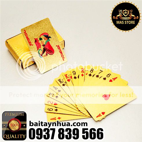 [QUÀ TẾT] Bài Tây Mạ Vàng Cao Cấp - GIÁ HOT! - 1