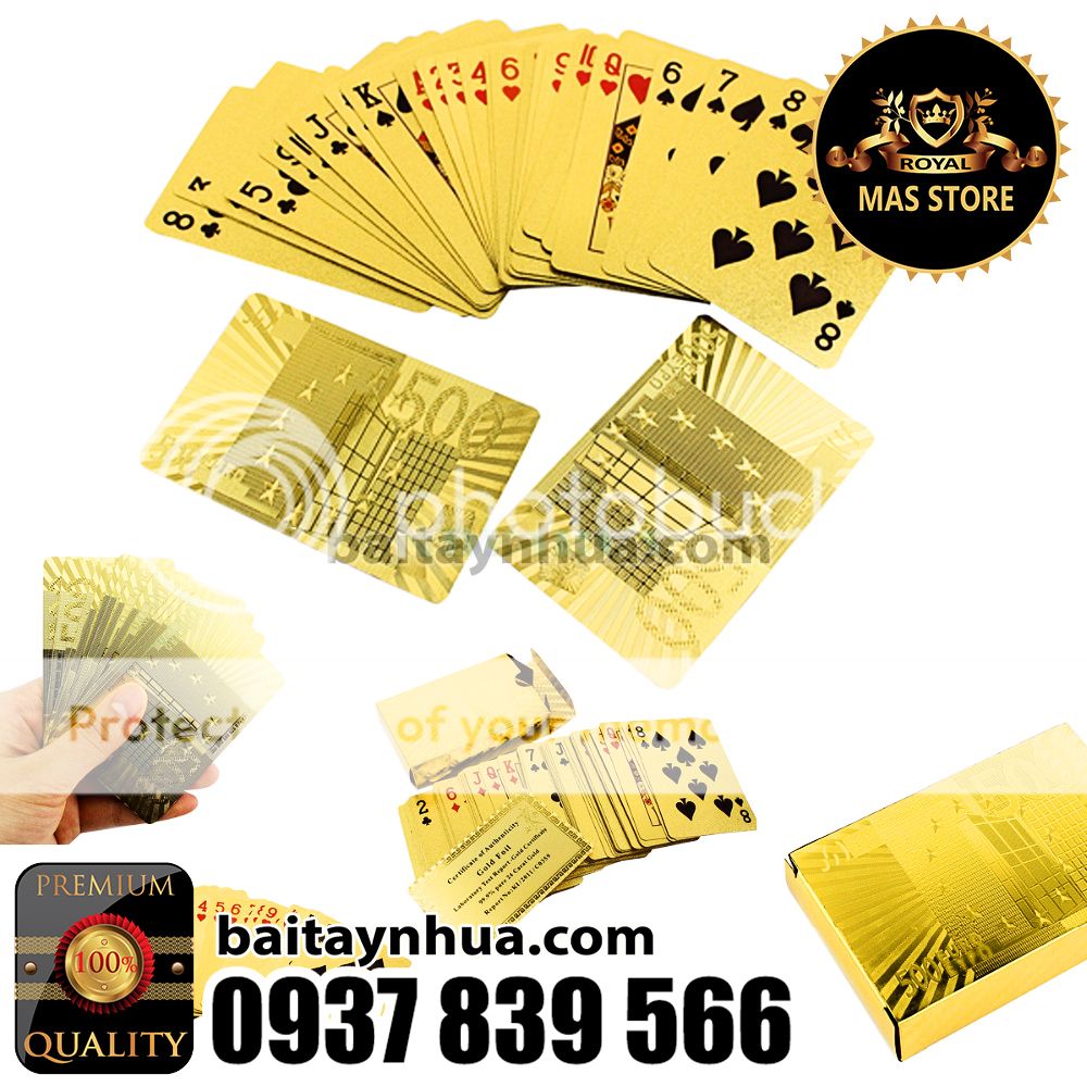 [QUÀ TẾT] Bài Tây Mạ Vàng Cao Cấp - GIÁ HOT! - 8