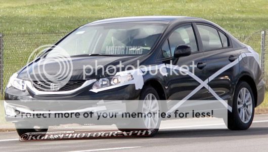 Lộ diện Honda Civic 2013 trên đường thử - 1