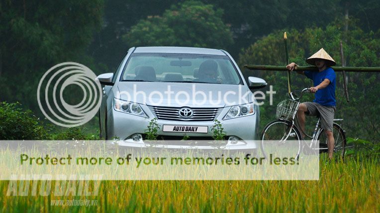 Camry 2.0E trên thảm lúa 3 màu tuyệt đẹp :) - 1