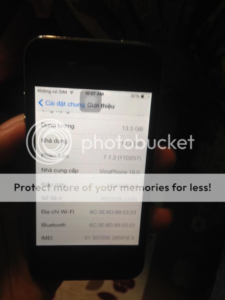 Dư xài cần bán IP4 16G qt , máy full box xách tay về giá rẻ . - 3