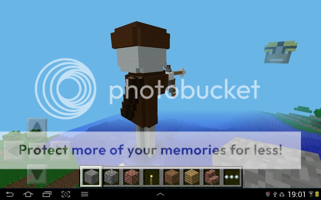 Skeleton Statue Mcpe Show Your Creation Minecraft Pocket Edition Minecraft Forum Minecraft Forum